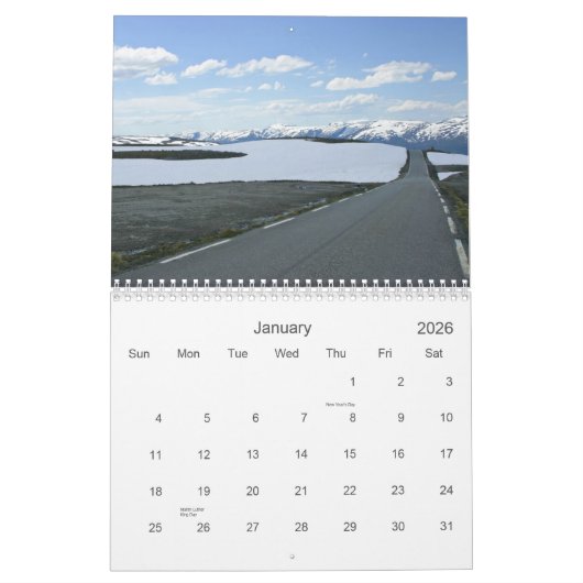 Erforschennorwegen Kalender (Jan 2026)