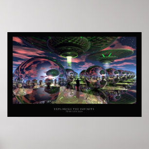 Erforschung das unbegrenzte poster