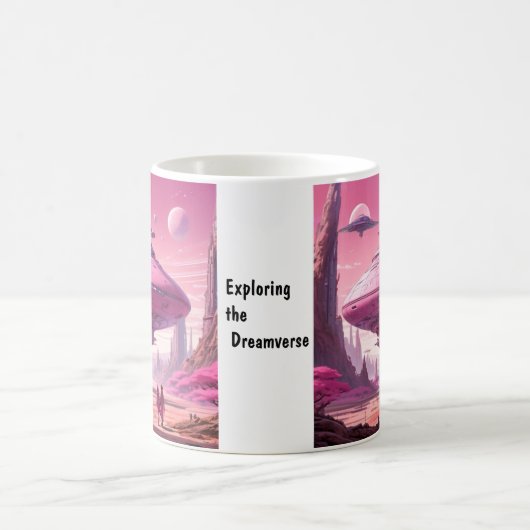 Erforschung der Dreamverse-Tasse Kaffeetasse (Mittel)