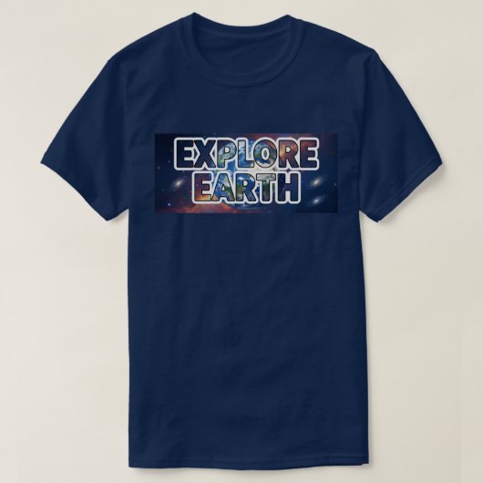 Erforschung der Erde T-Shirt (Design vorne)