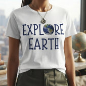 Erforschung der Erde Tri-Blend Shirt