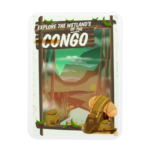 Erforschung der Feuchtgebiete im Kongo Magnet (Vertikal)