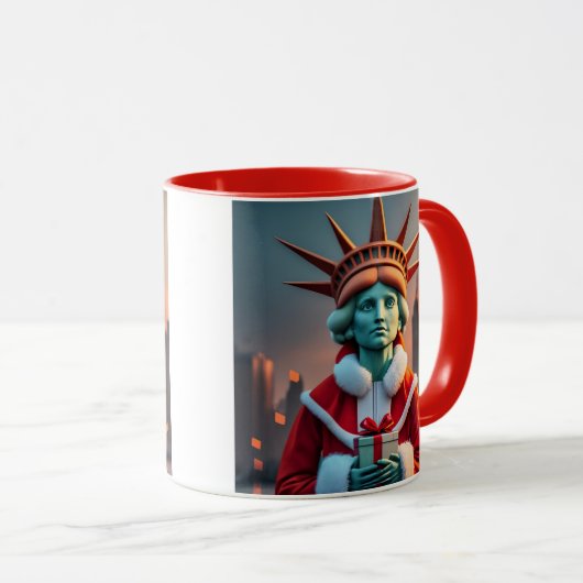 Erforschung der Freiheitsstatue des NYC Tasse (VorderseiteRechts)