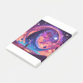 "Erforschung der Gravitationskräfte: Eine Zaazalpe Post-it Klebezettel (angewinkelt)