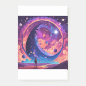 "Erforschung der Gravitationskräfte: Eine Zaazalpe Post-it Klebezettel (Vorderseite)