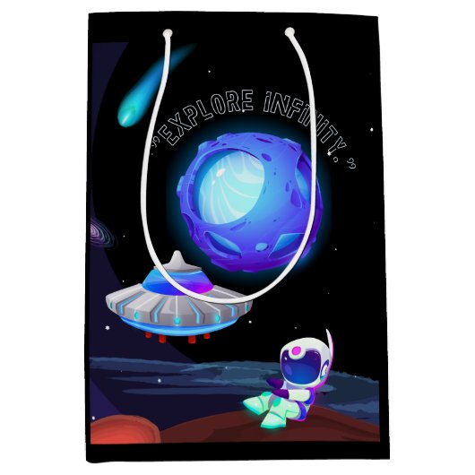 Erforschung der Unendlichkeit Mittlere Geschenktüte (Vorderseite)