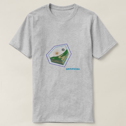 Erforschung des Schnittbildes künstlicher Kunst T-Shirt (Design vorne)