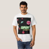 Erforschung des Universums T-Shirt (Vorne ganz)