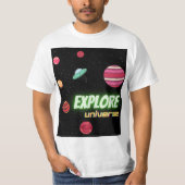 Erforschung des Universums T-Shirt (Vorderseite)