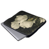 Erforschung einer Peonie Laptopschutzhülle (Vorne Knopf)