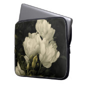 Erforschung einer Peonie Laptopschutzhülle (Vorderseite Links)