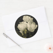 Erforschung einer Peonie Runder Aufkleber (Umschlag)