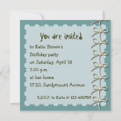 Erforschung Einladung (Rückseite)