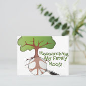 Erforschung meiner Familienwurzeln Postkarte (Stehend Vorderseite)