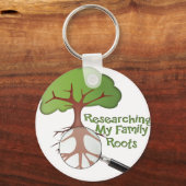 Erforschung meiner Familienwurzeln Schlüsselanhänger (Vorderseite)