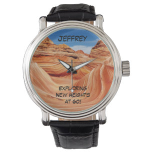 Erforschung neuer Höhen Wrist Watch, 60 Jahre alt Armbanduhr