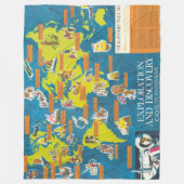 Erforschung und Entdeckung Fleecedecke (Vorderseite)