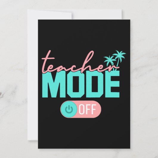 Erfreulicher Lehrermodus am letzten Schulsommer B Einladung (Rückseite)