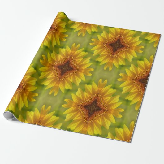 Erfreute Sonnenblumen.... Geschenkpapier (Ungerollt)