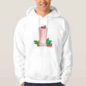 Erfrischend Berry Smoothie Pink Drink Hoodie (Vorderseite)