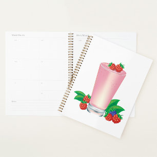 Erfrischend Berry Smoothie Pink Drink Planer