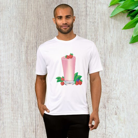 Erfrischend Berry Smoothie Pink Drink T-Shirt