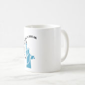 Erfrischend cooles und unterhaltsames Design Kaffeetasse (VorderseiteRechts)
