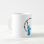 Erfrischend cooles und unterhaltsames Design Kaffeetasse (Vorderseite Links)