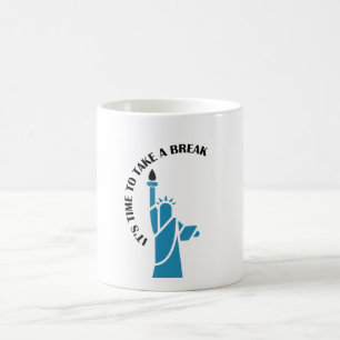 Erfrischend cooles und unterhaltsames Design Kaffeetasse
