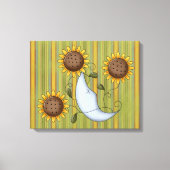 Erfrischend Moon Wrapped Canvas Leinwanddruck (Vorderseite)