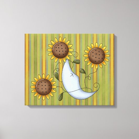 Erfrischend Moon Wrapped Canvas Leinwanddruck (Vorderseite)