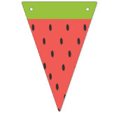 Erfrischend Sommer Wassermelone. Wimpelkette (Zweite Fahne)