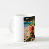 "Erfrischend Watermelon Mojito Vibes" Kaffeetasse (Vorderseite Links)
