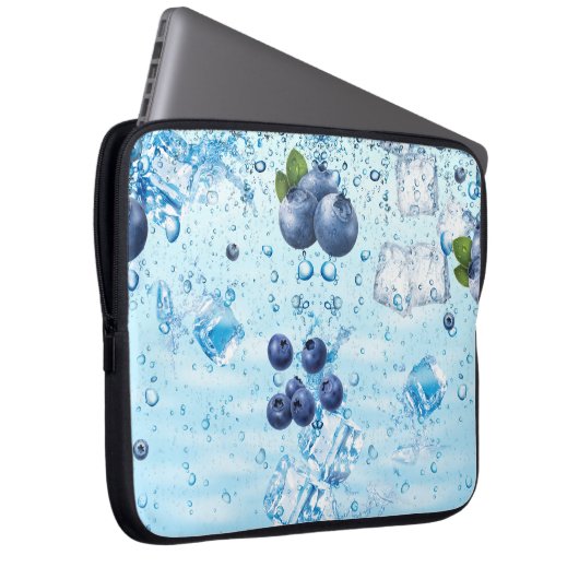 Erfrischende Blueberry Water Notebook-Tasche Laptopschutzhülle (Vorne Rechts)