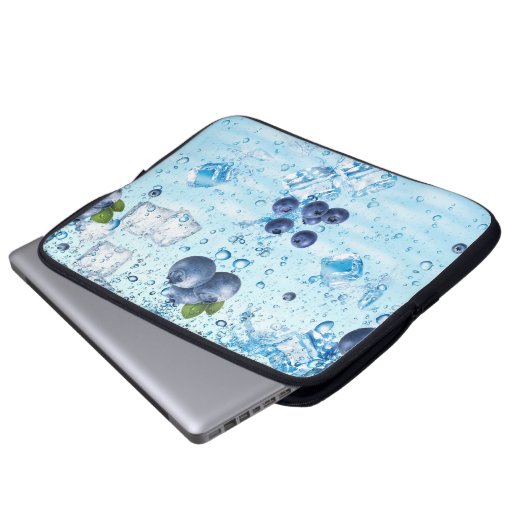 Erfrischende Blueberry Water Notebook-Tasche Laptopschutzhülle (Vorne Knopf)