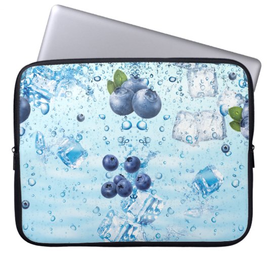 Erfrischende Blueberry Water Notebook-Tasche Laptopschutzhülle (Vorderseite)