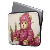 Erfrischende Drachenfrucht von Natasha Us Laptopschutzhülle (Vorderseite Links)