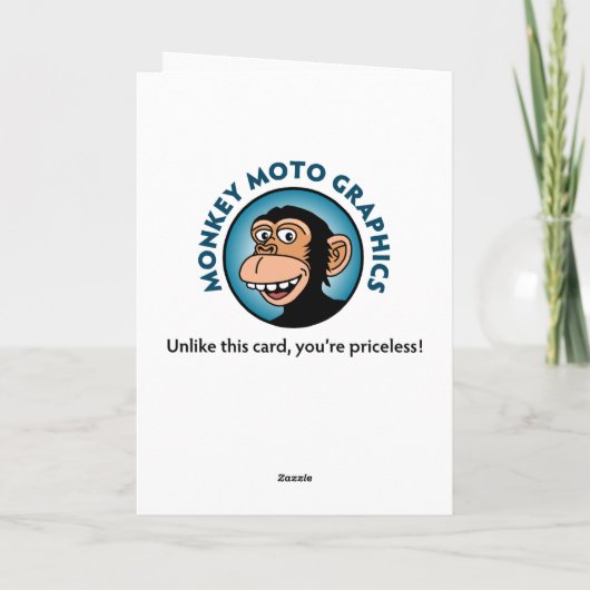 Erfrischende Männchen zum 25. Geburtstag Karte (Rückseite)