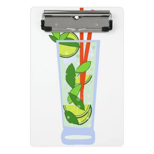 Erfrischende Mini-Zwischenablage Mini Klemmbrett (Vorderseite)