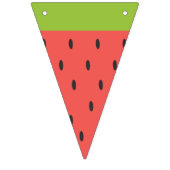 Erfrischende Sommermelone. Wimpelkette (Erste Fahne)