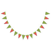Erfrischende Sommermelone. Wimpelkette (Alle)