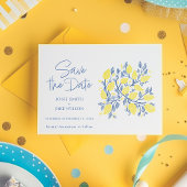 Erfrischende Zitronenweine Save the Date