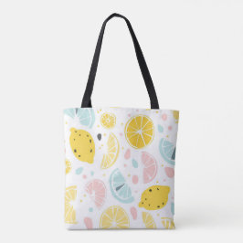 Erfrischende Zitrusfrüchte Tote Tasche