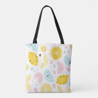 Erfrischende Zitrusfrüchte Tote Tasche