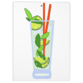 Erfrischende Zwischenablage Klemmbrett (Rückseite)