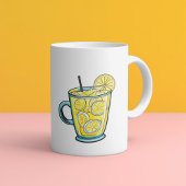 Erfrischender Cup der Tasse Lemonade