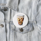 Erfrischender Eiskalter Soda Drink mit Bläschen Button