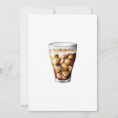 Erfrischender Eiskalter Soda Drink mit Bläschen Einladung (Vorderseite)