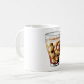 Erfrischender Eiskalter Soda Drink mit Bläschen Kaffeetasse (Vorderseite Links)