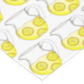 Erfrischender Lemonade Lemon Ade Pitcher Drink Tischdecke (Schrägansicht)